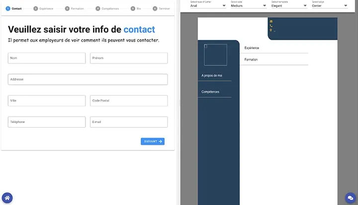 exemple CV simple