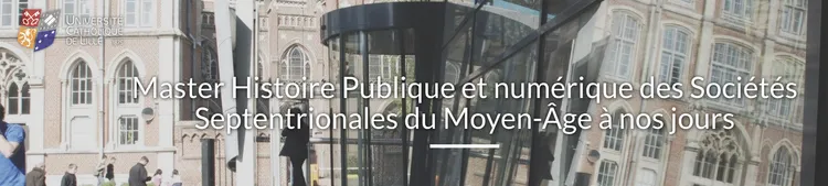Master Histoire Publique et numérique de FLSH