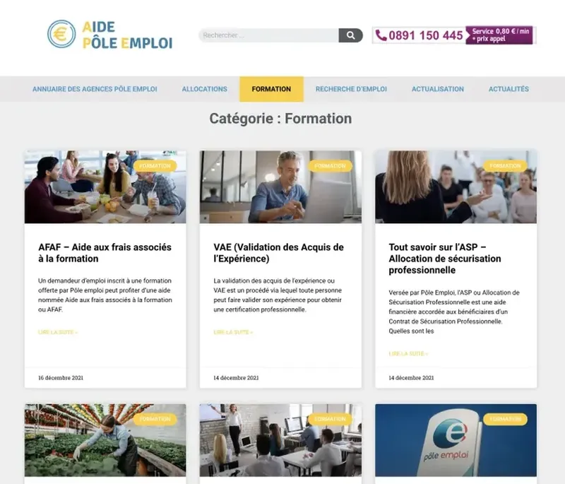 Trouver de l'aide avec Pole Emploi